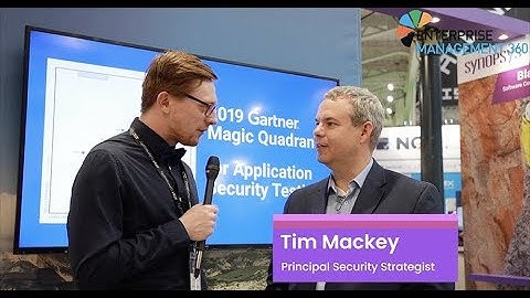 Infosecurity Europe 2019:  Tim Mackey of Synopsys