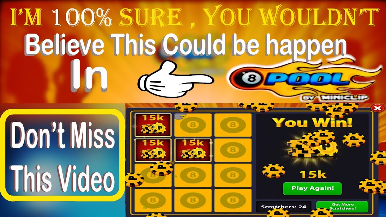 I Found All Scratchers At Same Point | 8 Ball Pool