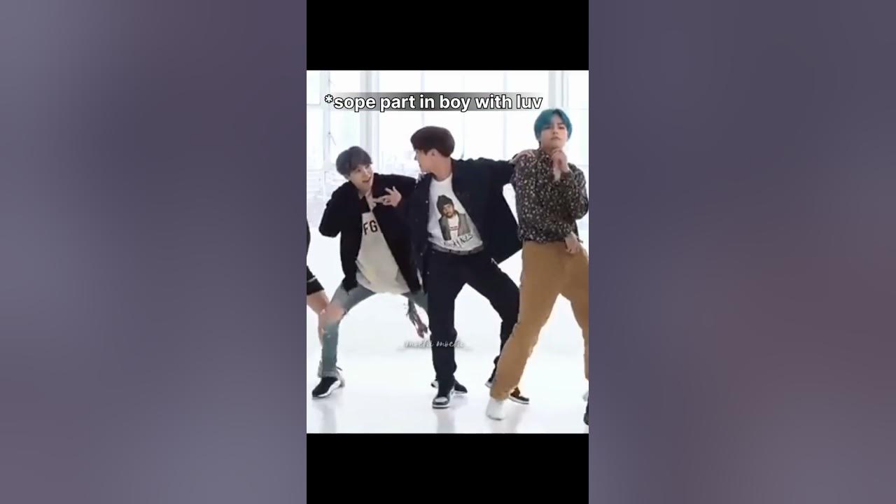 jinmin doing sope's part in "boy with luv" 🤗😄