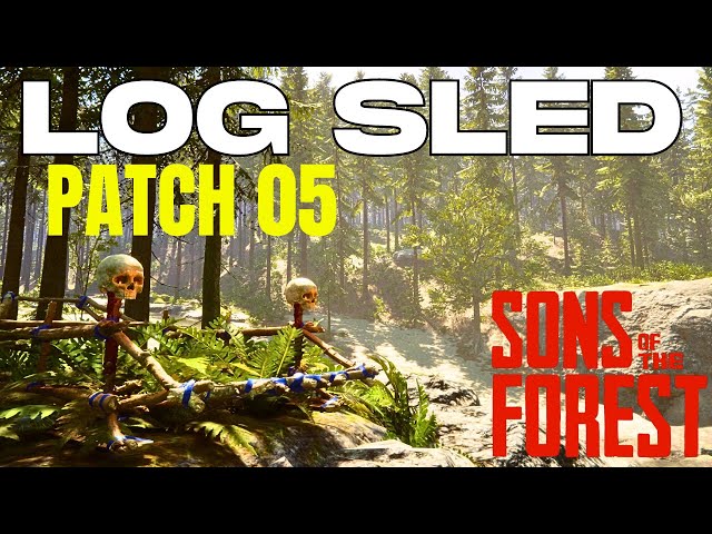 Sons of the Forest patch 4 lets Kelvin dual wield, teases log sled