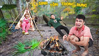 Gấu Đỏ TV - Thử Thách Sinh Tồn Trong Rừng Sâu Với Các Hộp Đồ  - Ai Sinh Tồn Giỏi Nhất Với Hà Sam