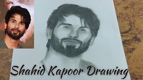 How to draw Shahid Kapoor Step by Step // full sketch for beginners..