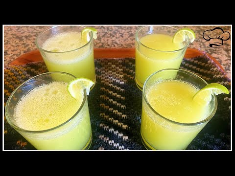 عصير منعش بالحامض و التفاح روعة !!