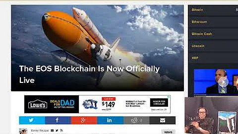 EOS MAINNET UPDATE !!.  Coinbase C&D letter,  VeChain VEN  major partner. NEW Tron TRX WALLET!