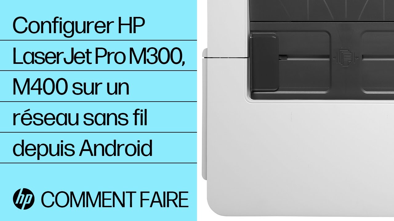 Configuration de l'imprimante HP (câble USB)