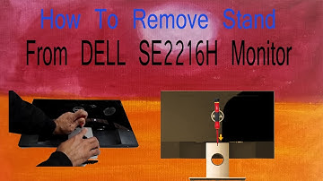 How to detach a Monitor Stand Dell Monitor SE2216H/2025.#dell #SE22164H #stand #standoff2