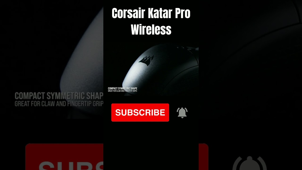 Corsair Katar Pro Wireless Gaming Mouse Reality Tech Shorts YouTube