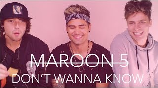 Miniatura del video "MAROON 5 - DON'T WANNA KNOW ft KENDRICK LAMAR /Rajiv Dhall Wesley Stromberg Spencer Sutherland cover"