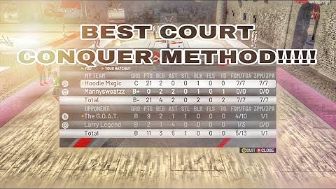 BEST COURT CONQUER METHOD ON NBA2k20 ( YOU WILL NEVER LOSE A GAME AGAIN )