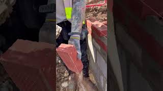 Easiest Way To Build Substructures 👊🏻🧱🧱#Bricklaying #Substructures #Bricklayer