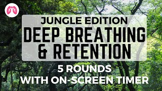 Deep Breathing & Retention Technique | Jungle Sounds | TAKE A DEEP BREATH