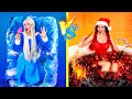 Hot Girl vs Cold Girl Challenge / Fire vs Ice Christmas Story