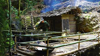Time Lapse Video: 90 days of shelter building and solo bushcraft in the wilderness.