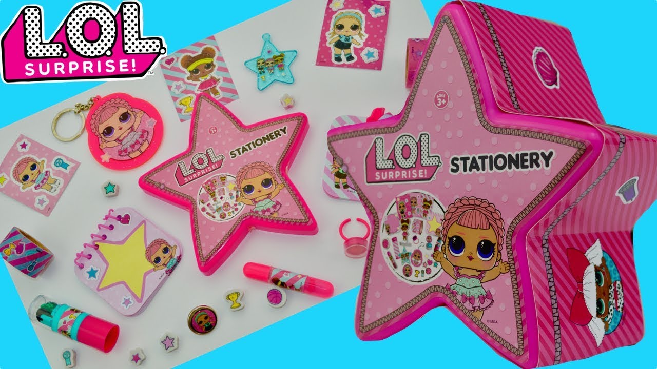 lol surprise stationery