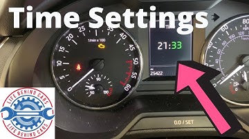 Skoda Octavia Clock Time Settings