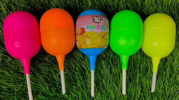 ASMR Most Popular Candys / some lots of colorful rainbow lollipop candy / unpacking chocolate eat