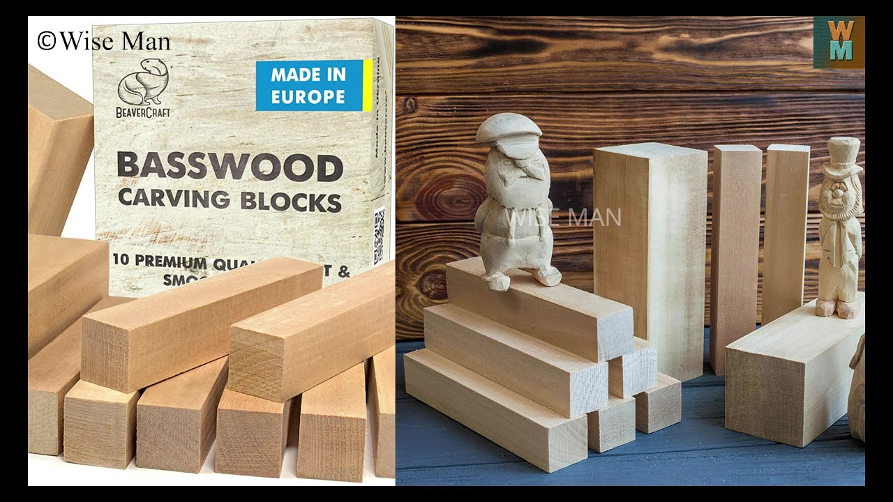 BASSWOOD CARVING BLOCKS BY BEAVERCRAFT UNBOXING AND REVIEW 