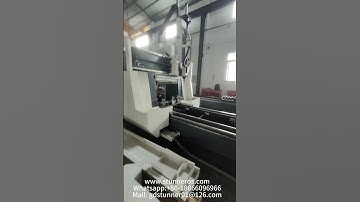Curtain wall aluminum profile four-axis machining center