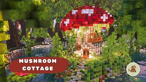 A Mushroom Cottage 🍄 | Minecraft Tutorial (Advanced)