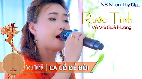 NS Ngọc Thy Nga hát mừng Tân Hôn bài Vọng cổ Rước Tình Về Với Quê Hương | Ca Cổ Để Đời