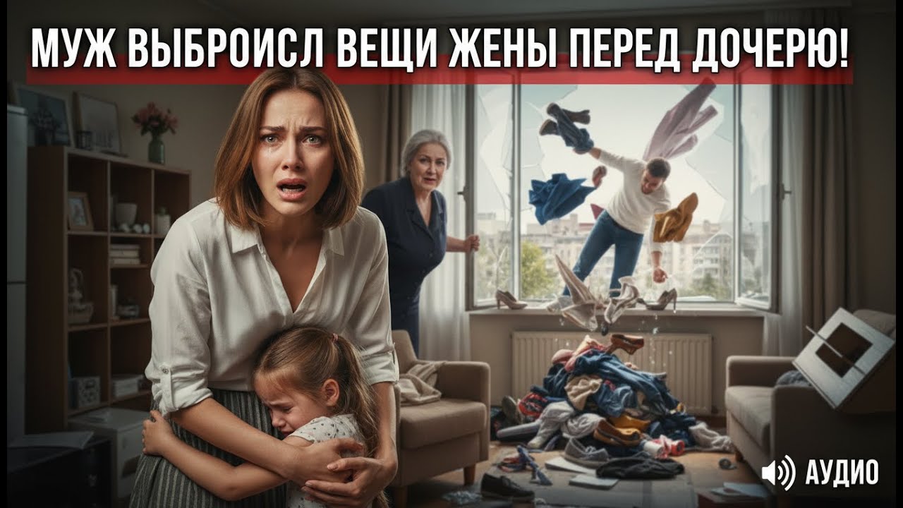 Муж выкинул вещи жены перед дочерью — семья рухнула за один вечер