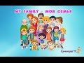 My family|Моя семья| Развивающее видео для детей 1-3 года