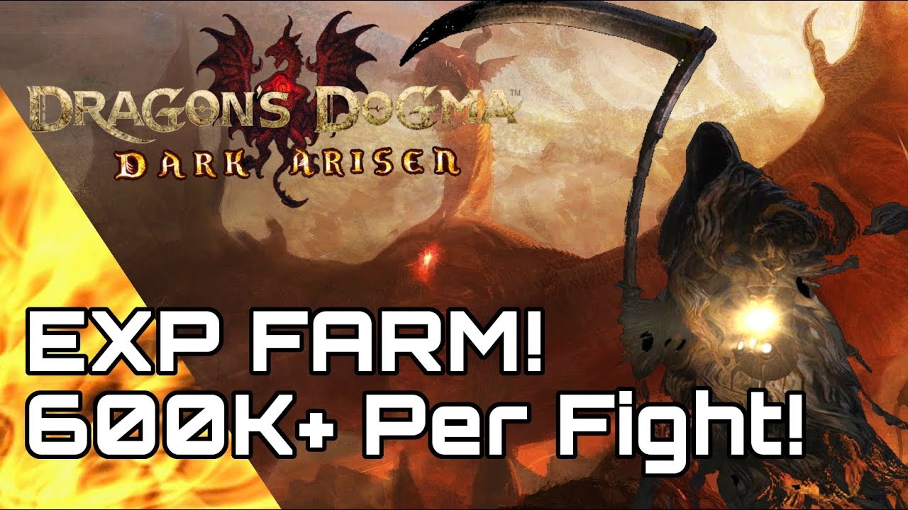 Dragon's Dogma! EXP Farm! 600k+ Per Fight!