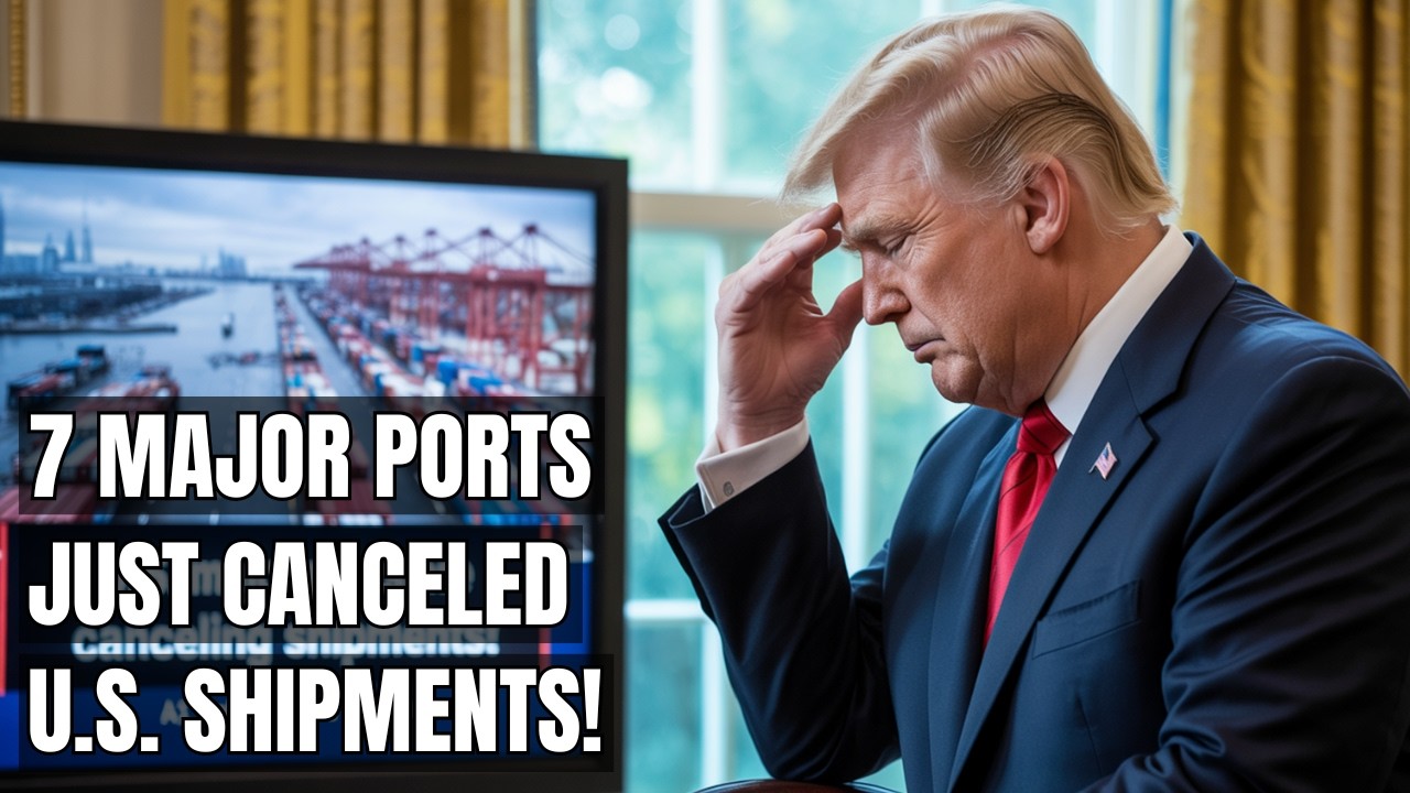 Мировой торговый коллапс: 7 крупнейших портов приостановили поставки из США из-за обрушения цепоч...