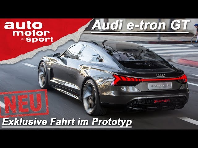 NEU: Audi e-tron GT Concept: Die erste Fahrt!, Fahrbericht (Review)