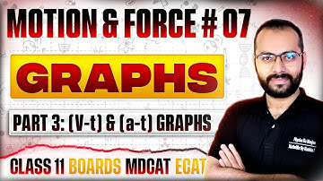 Class 11 Physics | Motion & Force # 07 | Velocity Time (V-t) & Acceleration Time (a-t) Graphs
