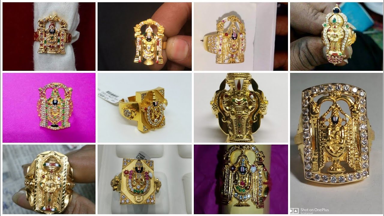 Menswear rings designs with detailed price | lord Venkateshwara swami ring  | Tortoise ring designs - YouTube