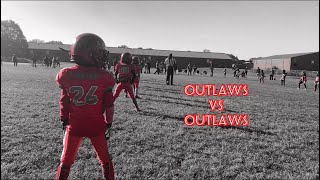 6u Newnan Outlaws vs Twin city Outlaws (Battle of the Outlaws)