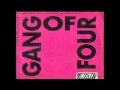 Capture de la vidéo Gang Of Four - To Hell With Poverty