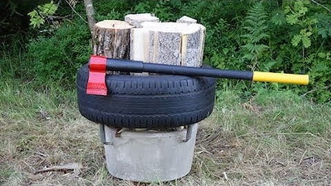 GripRock Splitting Demo - Maul, Leveraxe, Tradition Axe