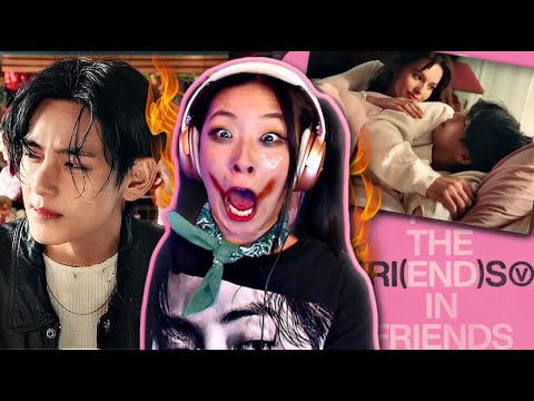 V 뷔 ‘FRI(END)S’ Official MV REACTION | THESE ADLIBS!! MY SOUL LEFT MY BODY THIS IS THE END FOR ME 😭💗