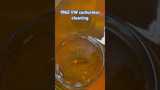 VW bug carburetor cleaning