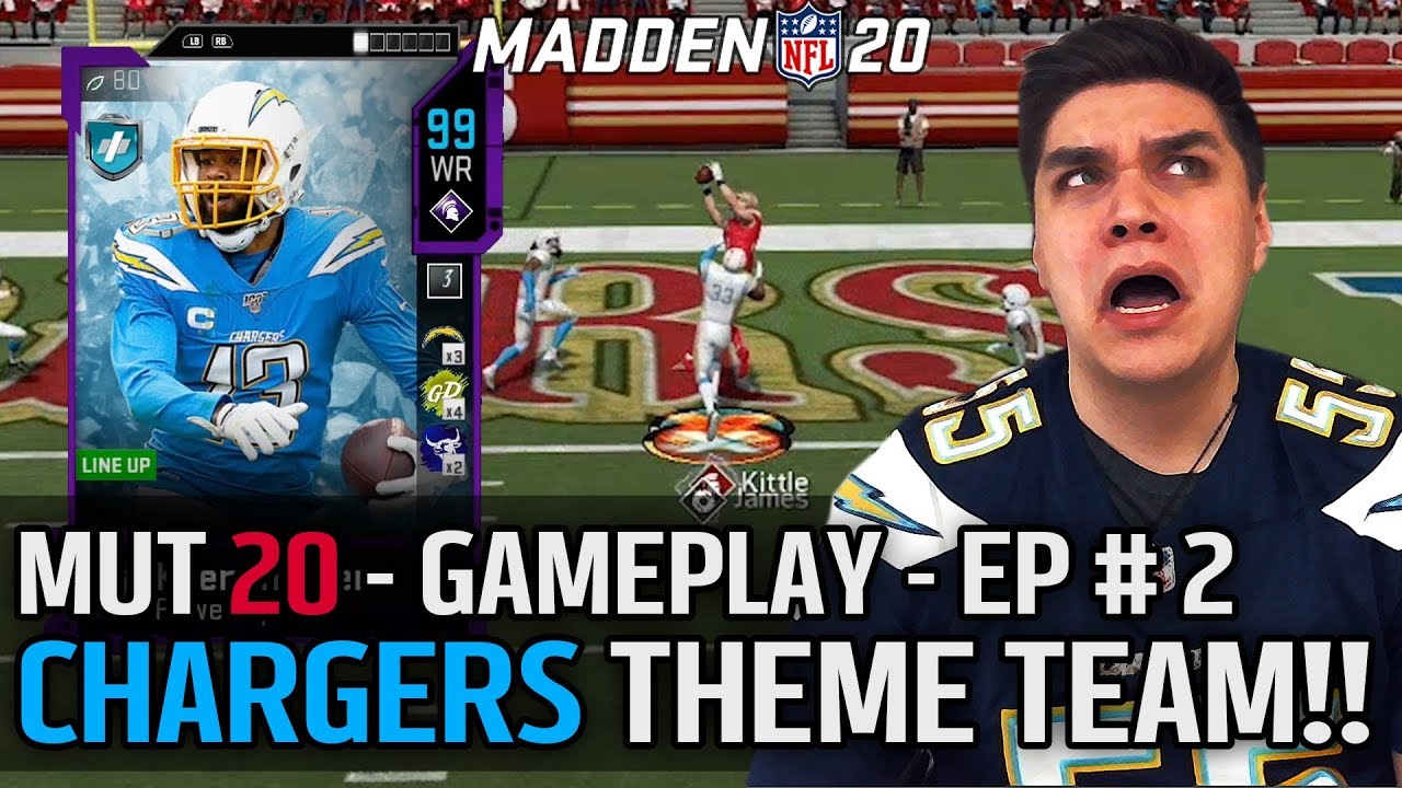 Chargers Theme Team Ep. #2 - JackBoyz Go CRAZY! | Madden 20 Ultimate Team