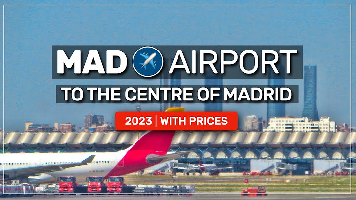 ➤ how to travel from MADRID airport ✈️ to the centre of Madrid 2023 | with PRICES #098