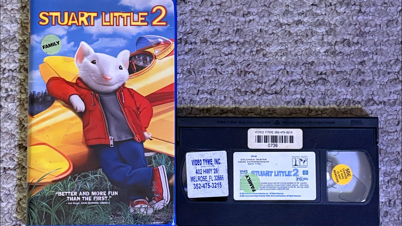 Opening To Stuart Little 2 2002 Vhs (Damaged Tape) - YouTube