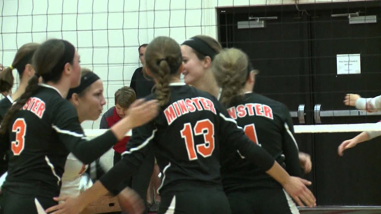 Minster vs New Knoxville Volleyball YouTube