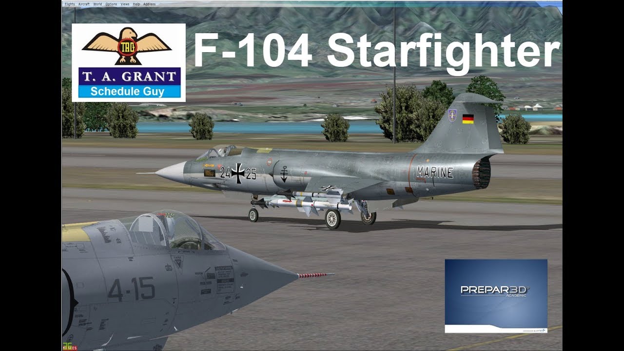 F 104 Starfighter In Fsx P3d Youtube