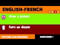 FROM ENGLISH TO FRENCH  draw a picture