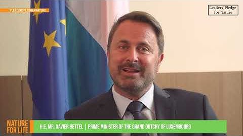 LUXEMBOURG-HoSG-ENDORSER- H E  Xavier Bettel, Prime Minister of the Grand Duchy of Luxembourg