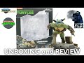 Diamond select toys leonardo gallery diorama  tmnt  unboxing  review