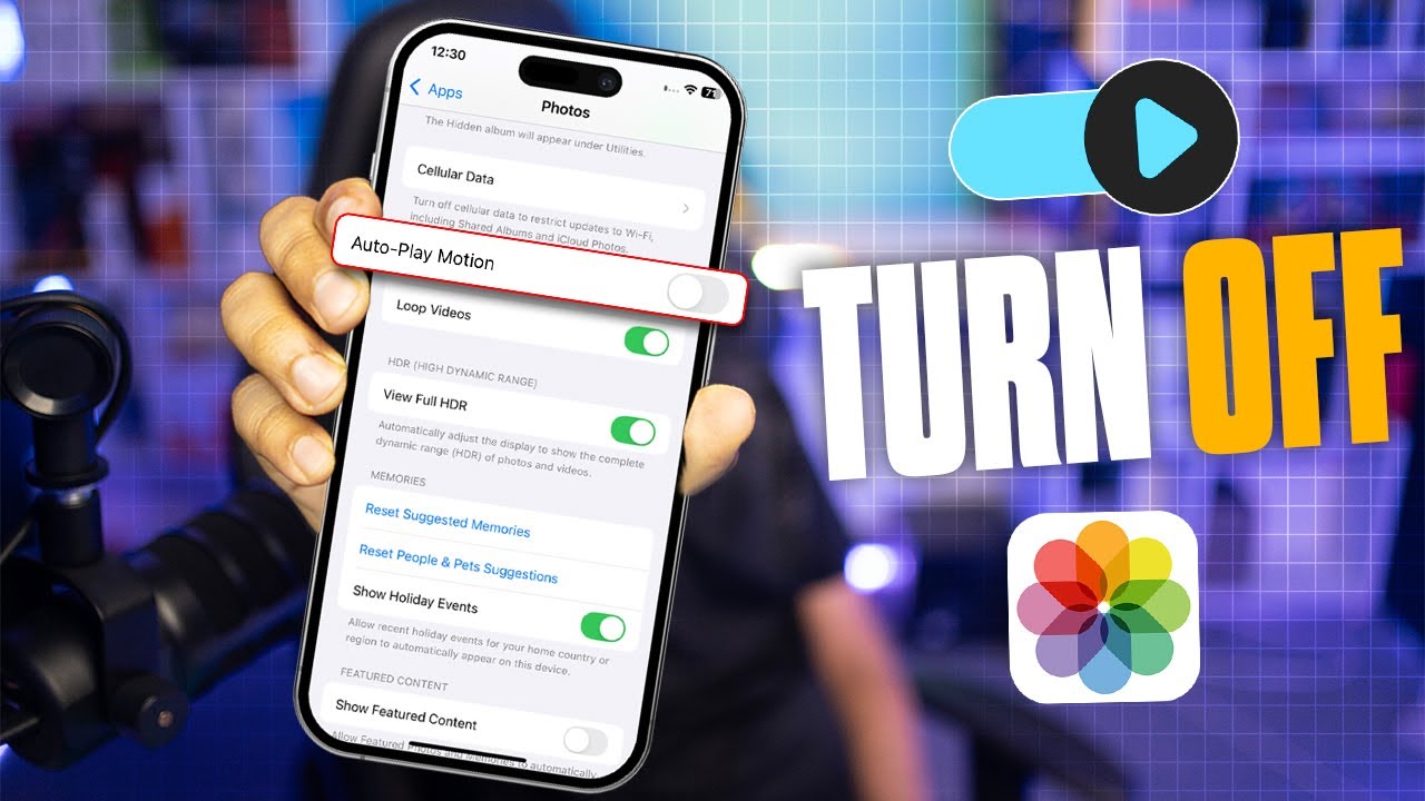 How to Turn Off Auto Play on iPhone Photos | Stop Automatic Playback ...