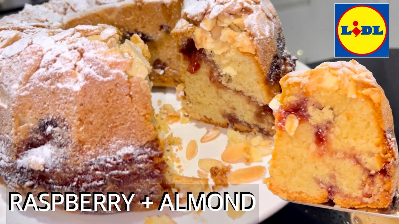 Raspberry & Almond Bundt Cake | Soft, Buttery & Easy Recipe 