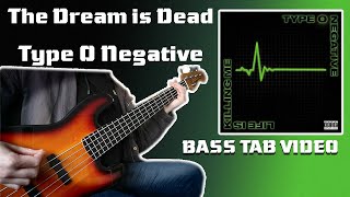 The Dream is Dead - Type O Negative (BASS TAB VIDEO)