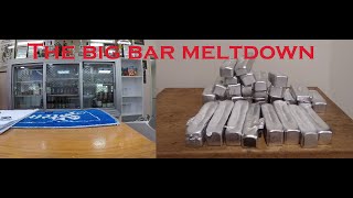The big bar meltdown...recycling a huge walk in chiller. Part 1