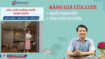 Bảng giá cửa lưới chống muỗi dạng xếp, giá cửa lưới tự cuốn [Cửa lưới New Day]|08 3398 3399