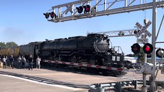 *UP Big Boy!* Main Street Railroad Crossing, Byers, CO with UP 4014!